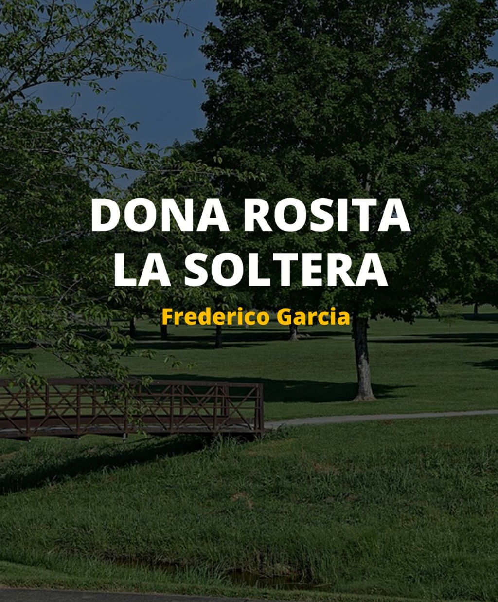 Dona Rosita La Soltera