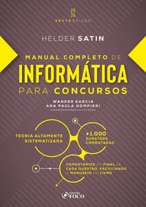 Manual Completo de Informática para Concursos - 6ª Ed – 2026