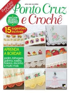 Ponto Cruz e Crochê - Arte com as Mãos