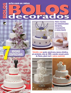 Bolos Decorados - Arte com as Mãos