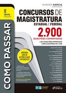 Como Passar Concursos de Magistratura Estadual, Federal