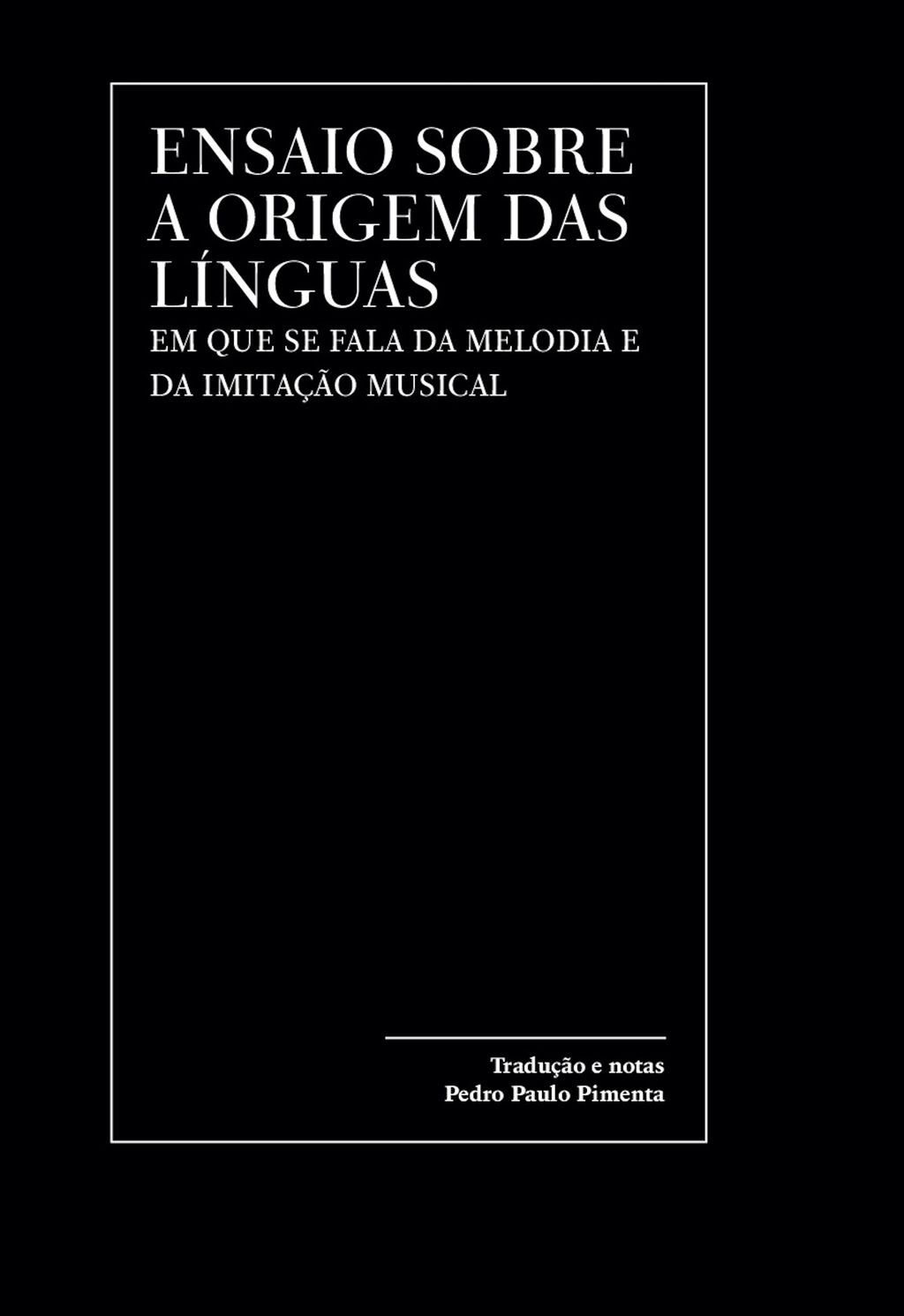 Ensaio sobre a origem das línguas