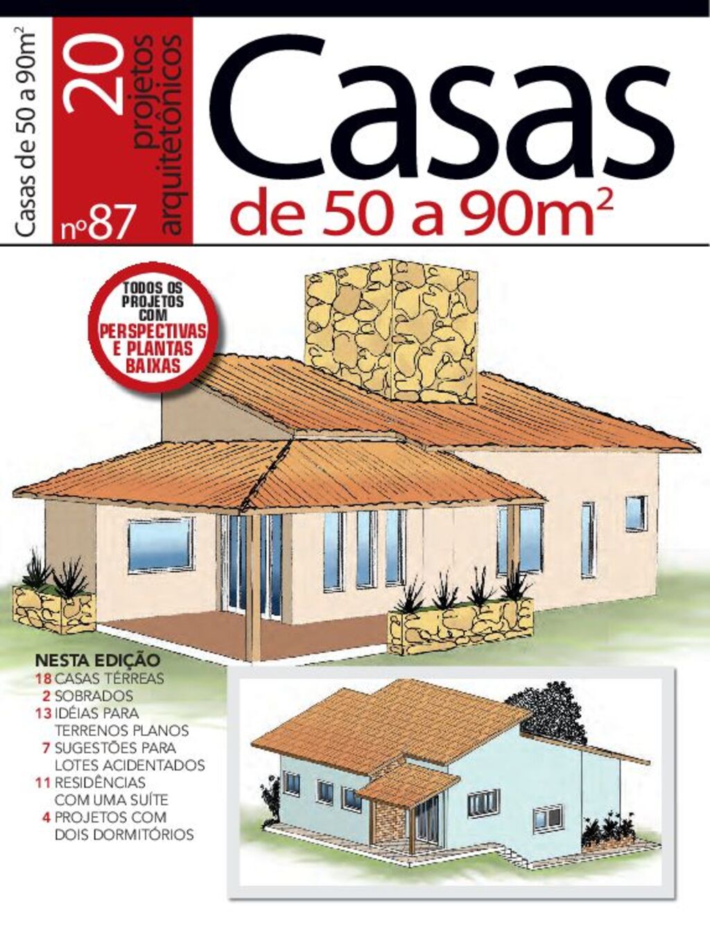 Casas de 50m² a 90m²