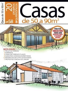 Casas de 50m² a 90m²