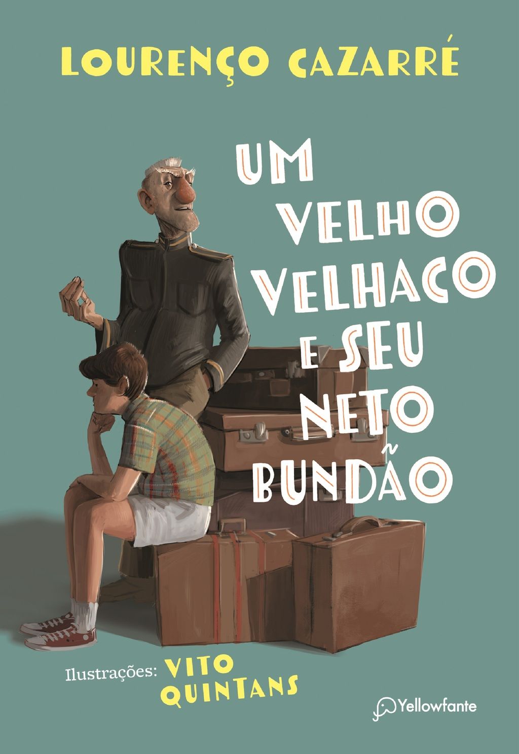 Um velho velhaco e seu neto bundão